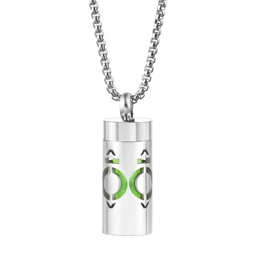 New Stainless Steel Aromatherapy Perfume Necklace Essential Oil Diffuser Flowers Hollow Pendant Spiral Open Charm Women Jewelry