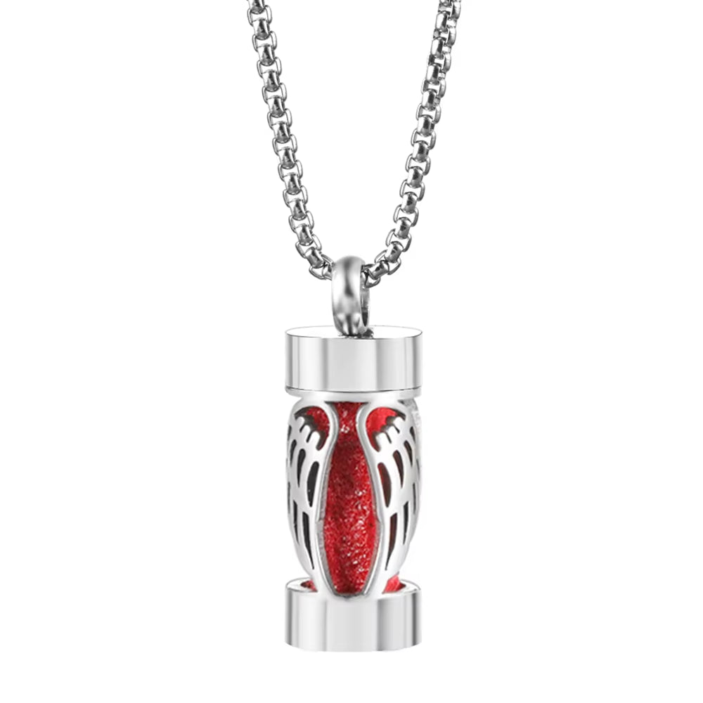 New Stainless Steel Aromatherapy Perfume Necklace Essential Oil Diffuser Flowers Hollow Pendant Spiral Open Charm Women Jewelry