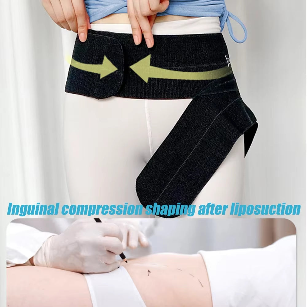 1Pcs Adjustable Thigh Brace Support Hip Brace Muscle Strain Prevention Belt Sports Protector Stabilizer for Groin Hip Flexor